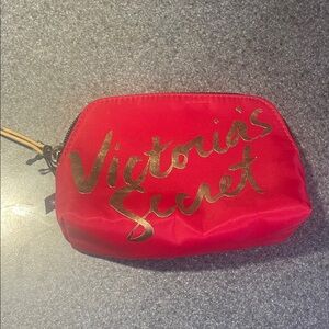 Victoria's Secret Bold Red Mini Cosmetic or Coin Pouch
